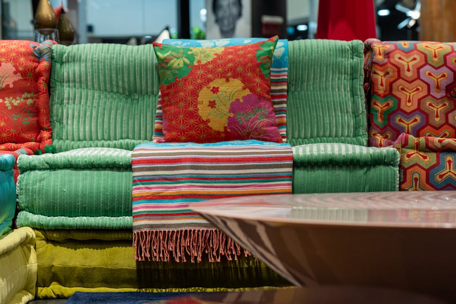 Transforming Furniture with Colorful Upholstery